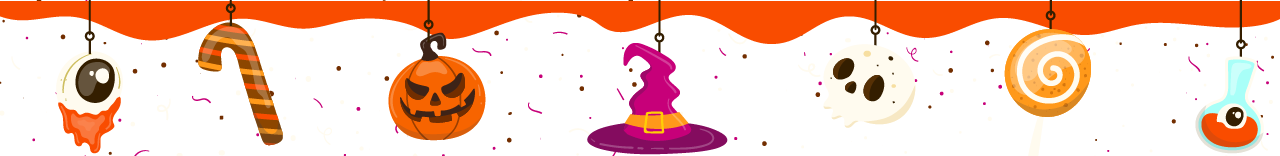 Halloween bottom banner