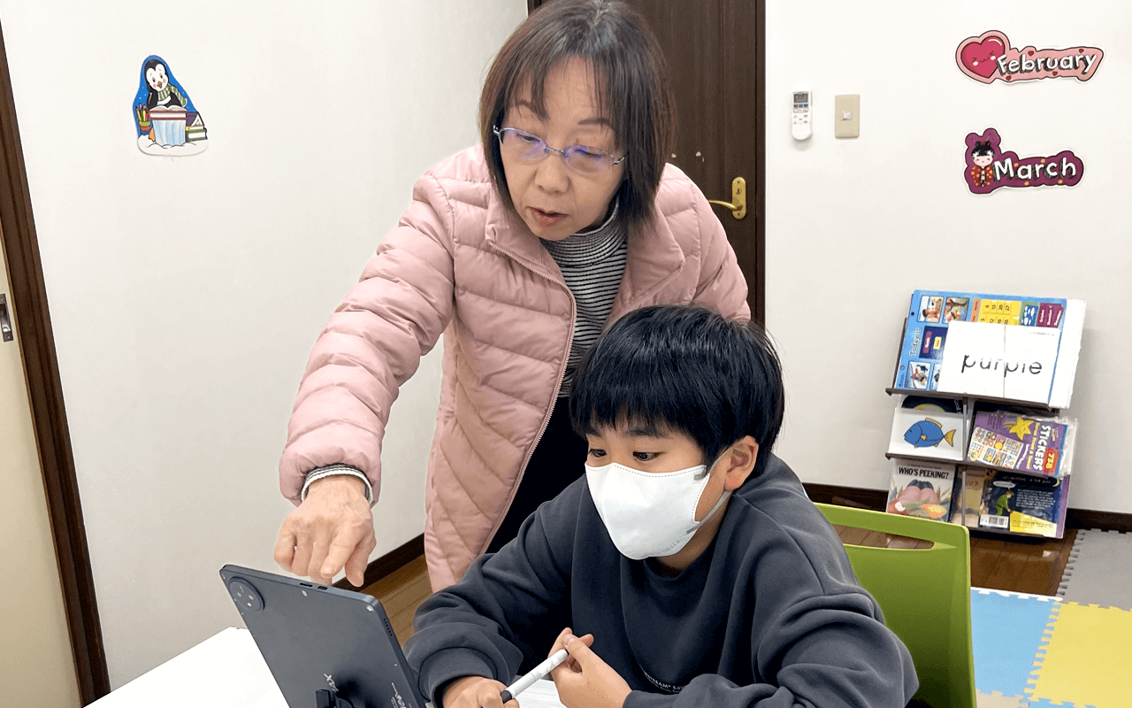 一人ひとりに合わせた学習風景